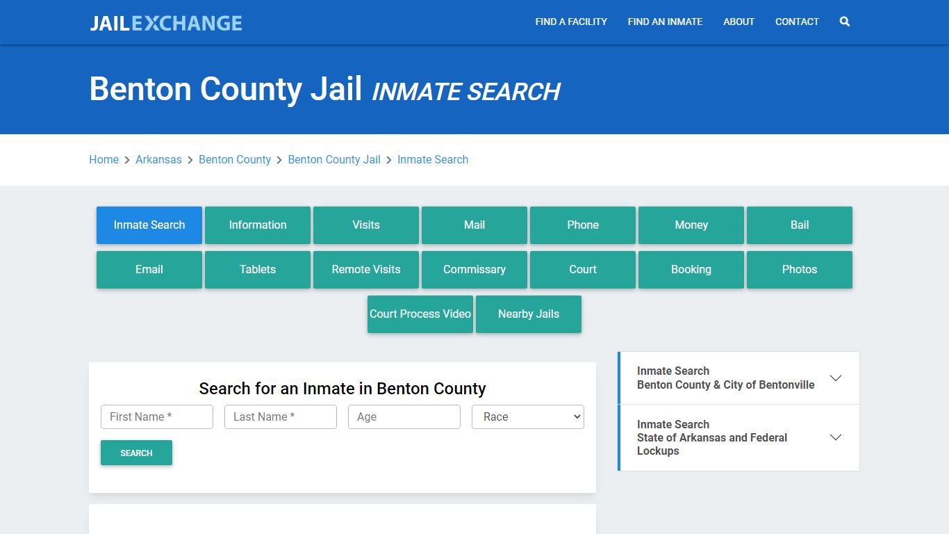 Benton County Jail, AR Inmate Search: Roster & Mugshots - Jail Exchange